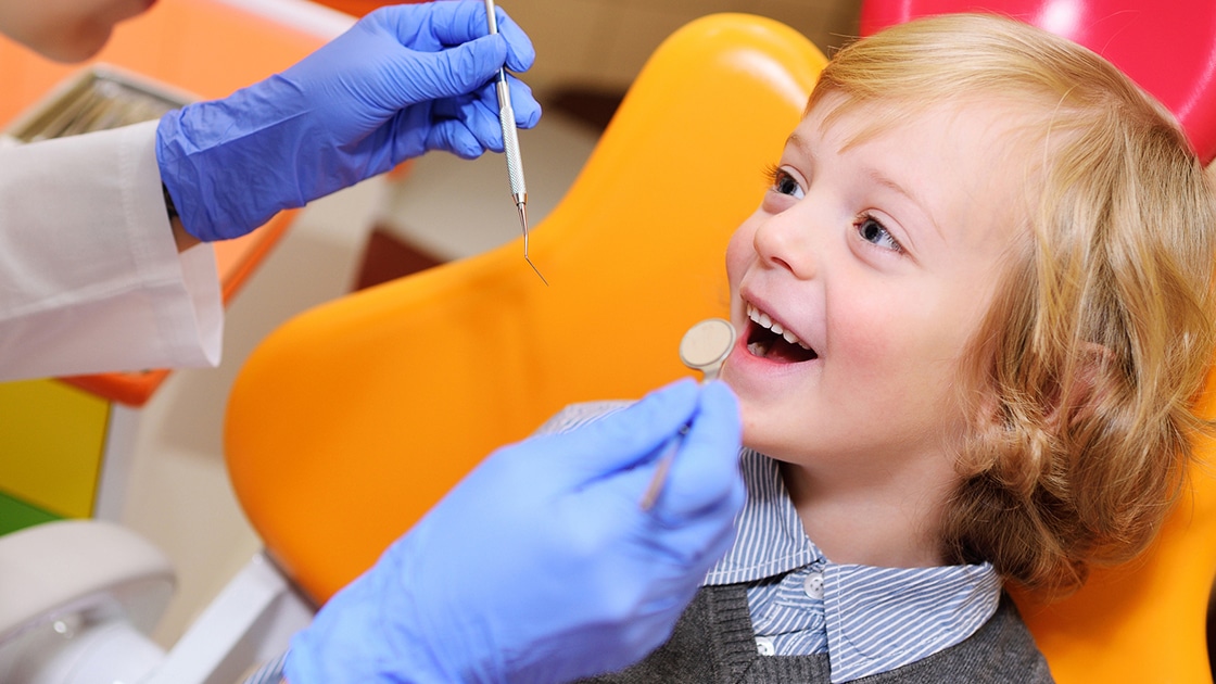 Child in dental chair photo32