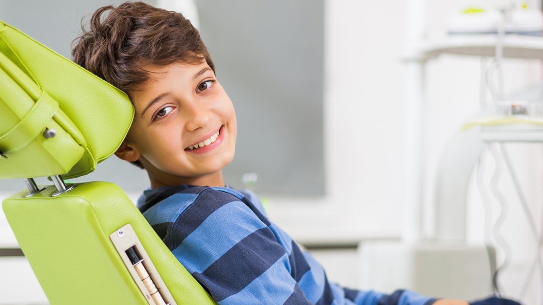 Child in dental chair photo7